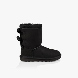 Ugg Bailey Bow II Kids Classic Boots Black (5203FNLRT)